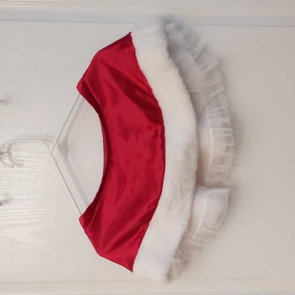 Victoria's Secret Santa Skirt, Red, O/S